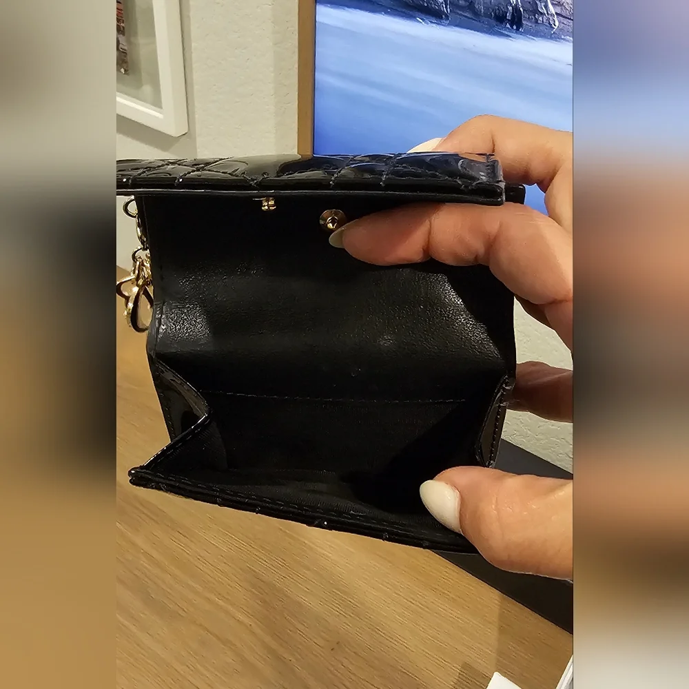 Lady Christian Dior Mini Gardenia Wallet